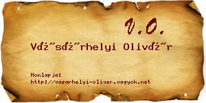 Vásárhelyi Olivér névjegykártya